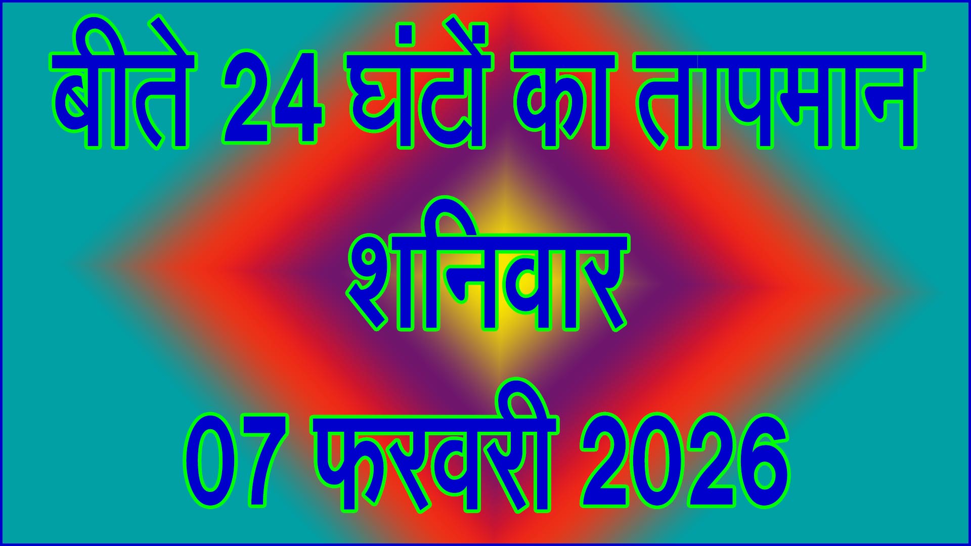 📰 बीते 24 घंटों में तापमान में उतार-चढ़ाव, दिन में गर्मी तो रात में ठंड