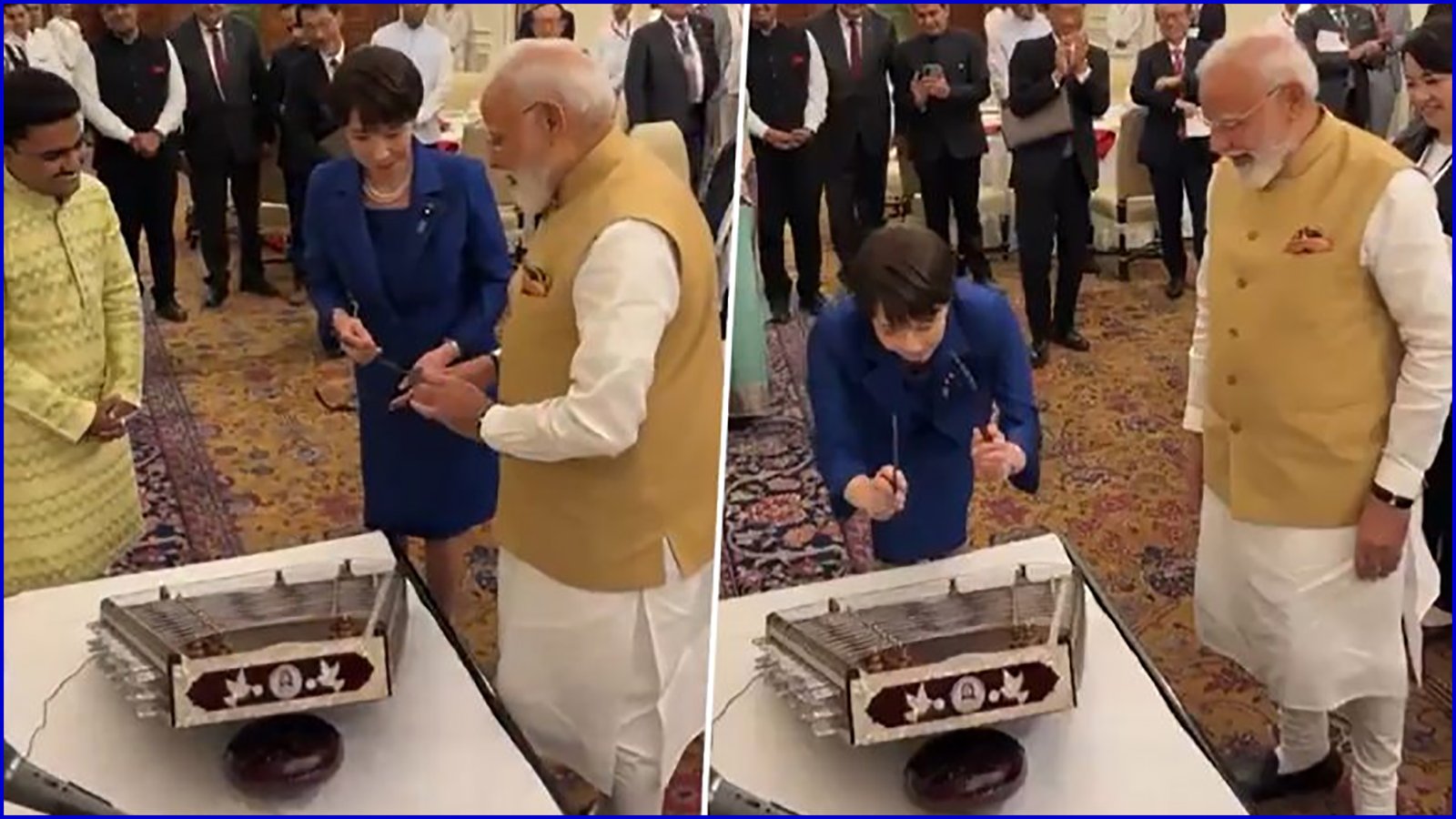 जापानी पीएम सनाए ताकाइची ने भारत यात्रा के दौरान संतूर वादन किया