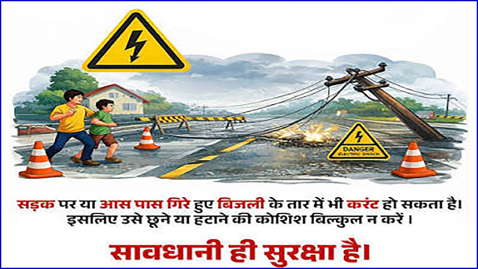 बरसात में बढ़ा बिजली हादसों का खतरा, सिवनी विद्युत विभाग ने जारी की सुरक्षा एडवाइजरी, पोल-ट्रांसफार्मर से दूरी रखने की अपील