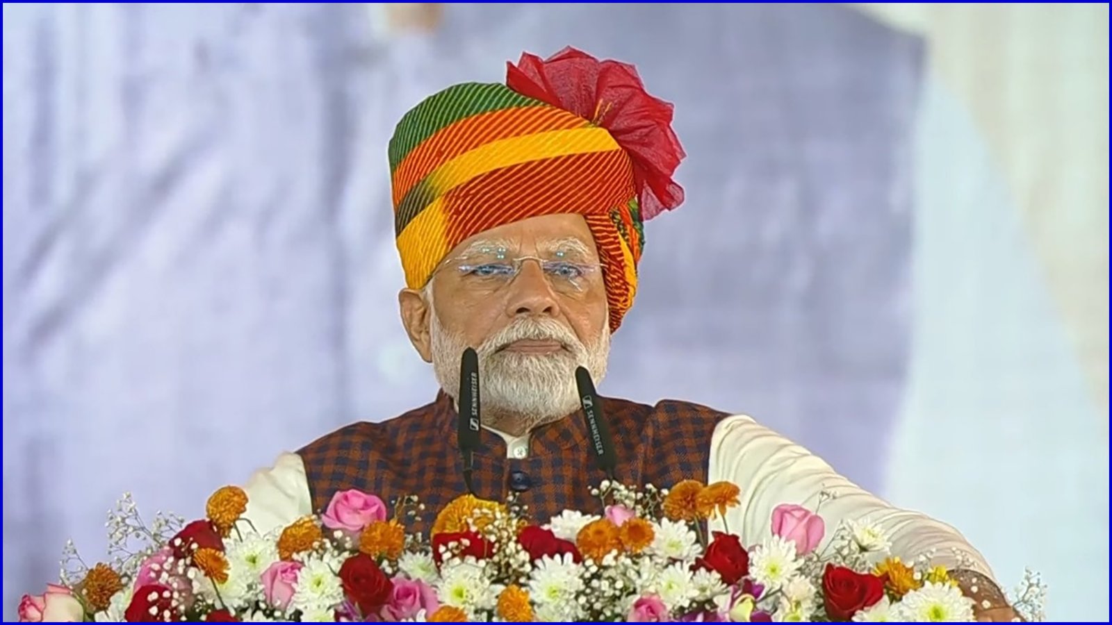 प्रधानमंत्री मोदी ने राजस्थान में 1.05 लाख करोड़ रुपये की परियोजनाओं का उद्घाटन किया